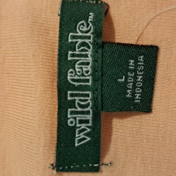 Wild Fable Girls V-Neck Top, Peach Punch, Size L - Picture 6 of 6